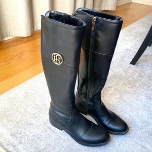 Tommy Hilfiger Black tall boots